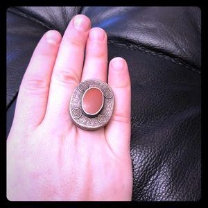 Afghani silver ring